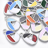 UV Plating Acrylic Pendants OACR-T005-61P-1