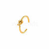 304 Stainless Steel Cuff Open Rings for Women RN0732-2-1