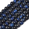 Grade B Natural Tiger Eye Beads Strands G-F591-18-6mm-01-2