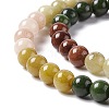 Natural White Jade Beads Strands G-I334-07A-3