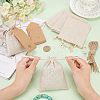  10Pcs Cotton Packing Pouches Drawstring Bags ABAG-NB0001-41B-3