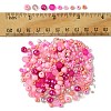 Transparent Glass Beads  with Seed Beads GLAA-FS0001-82-5