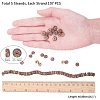 Natural Coconut Shell Rondelle Bead Strands COCB-PH0001-01-2