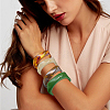 4Pcs 4 Colors Resin Bangles for Women BJEW-JOY0001-01-6