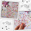 4Pcs 4 Styles Ocean Theme Self Adhesive PET Nail Art Stickers Decals MRMJ-SP0001-17-5
