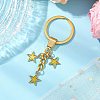 Alloy Enamel Star Keychain KEYC-JKC01084-01-1