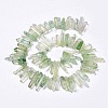 Natural Crackle Quartz Crystal Dyed Beads Strands G-I345-05G-2