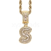 Brass Micro Pave Cubic Zirconia Pendants PW-WG3207D-37-1