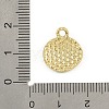 Blended Coffee Alloy Enamel Pendants ENAM-B038-01G-01-3