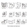 Tibetan Style Alloy Puppy Pendants TIBEP-SC0001-41AS-2