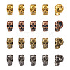 Yilisi 40Pcs 4 Colors Alloy European Beads FIND-YS0001-02-9