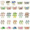 50Pcs 25 Styles Alloy Enamel Connector Charms ENAM-SZ0004-14-1