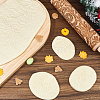 BeechWood Rolling Pin AJEW-WH0248-963-5