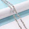 Transparent Electroplate Glass Beads Strands GLAA-E036-06B-2