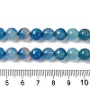 Dyed & Heated Natural Dragon Veins Agate Beads Strands G-P539-A01-03-5