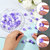 120Pcs 4 Styles ABS Plastic Imitation Pearl European Beads FIND-SC0019-27A-3