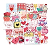 Valentine's Day Themed Paper Stickers VALE-PW0001-108-4