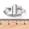 Non-Tarnish 304 Stainless Steel Bayonet Clasps STAS-M325-05P-3