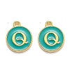Golden Plated Alloy Enamel Charms LS-ENAM-Q437-15Q-1