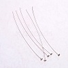 925 Sterling Silver Flat Head Pins STER-K017-40mm-S-1