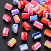 Fixed Mixed 4 Style Handmade Polymer Clay Beads CLAY-S096-012H-1