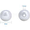 Eco-Friendly Dyed Glass Pearl Round Beads HY-BC0001-8mm-RB001-3