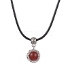 Natural Gemstone Necklaces NJEW-MZ00027-3