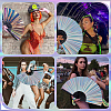 Laser PVC & Bamboo Folding Fan AJEW-WH0534-46-6