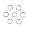 Tarnish Resistant 304 Stainless Steel Open Jump Rings STAS-N015-03-6x.0.8mm-2