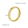 Arrow Pattern Stainless Steel Finger Ring for Women HA9923-1-5