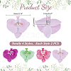 8Pcs 4 Styles Iron Shoe Clip HJEW-ME00035-2