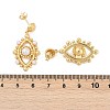 Brass Stud Earrings KK-U058-63B-G-5