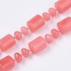 Natural Rhodochrosite Beaded Necklaces NJEW-S392-27-4