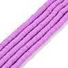 Handmade Polymer Clay Beads Strands CLAY-R089-6mm-Q061-1