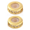 Rack Plating Brass Clear Cubic Zirconia Beads KK-M292-02G-03-1