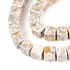 Spray Painted Synthetic Turquoise Beads Strands TURQ-T004-13A-3