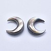 Natural Black Lip Shell Cabochons SSHEL-P015-80B-20mm-2