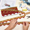 Polyester Fiber Lace Trim OCOR-WH0101-226B-3