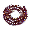 Electroplate Glass Beads Strands EGLA-A034-T3mm-B29-2