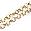 304 Stainless Steel Rolo Chains Necklaces NJEW-O051-02G-2
