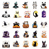 Halloween 50Pcs PVC Adhesive Waterproof Stickers Self-Adhesive Stickers PW-WG95EB5-01-2