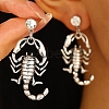 Scorpio Alloy Stud Earrings for Women PW-WGEF9B9-02-1