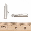 Iron Slide On End Clasp Tubes X-IFIN-R212-1.6cm-P-3