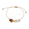 Gemstone Braided Bead Bracelet BJEW-JB11013-06-1