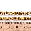 Electroplate Glass Beads Strands GLAA-N024-4mm-01-4