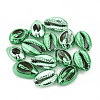 Electroplated Sea Shell Beads SSHEL-S258-06B-1