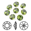 Pointed Back & Back Plated K9 Glass Rhinestone Cabochons RGLA-J012-8mm-228-1