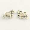 Tibetan Style Zinc Alloy Running Horse Pendants TIBEP-S287-23-1