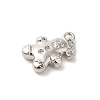 Brass Micro Pave Cubic Zirconia Charms KK-P278-10P-2