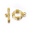 Tibetan Style Alloy Toggle Clasps LF0141Y-NFG-1